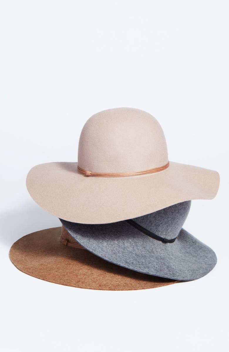 Hinge Floppy Wool Hat, Alternate, color, 
