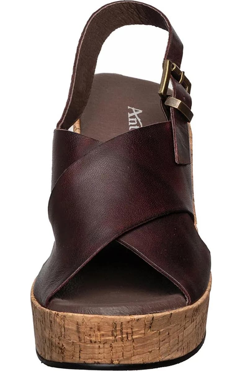 ANTELOPE Aly Wedge Platform Sandal, Alternate, color, Coffee