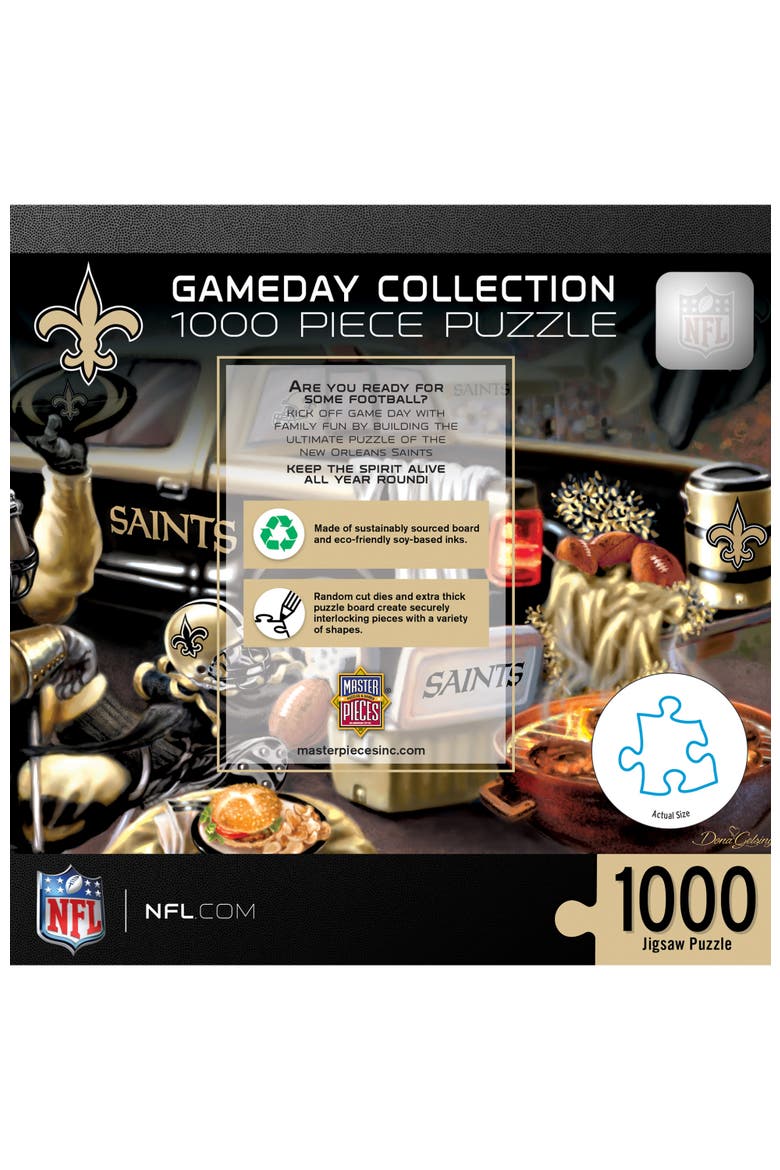 New Orleans Saints Gameday 1000pc Puzzle, Alternate, color, Multicolor