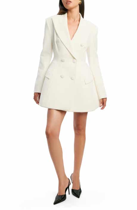 Janna Long Sleeve Double Breasted Coat Dress