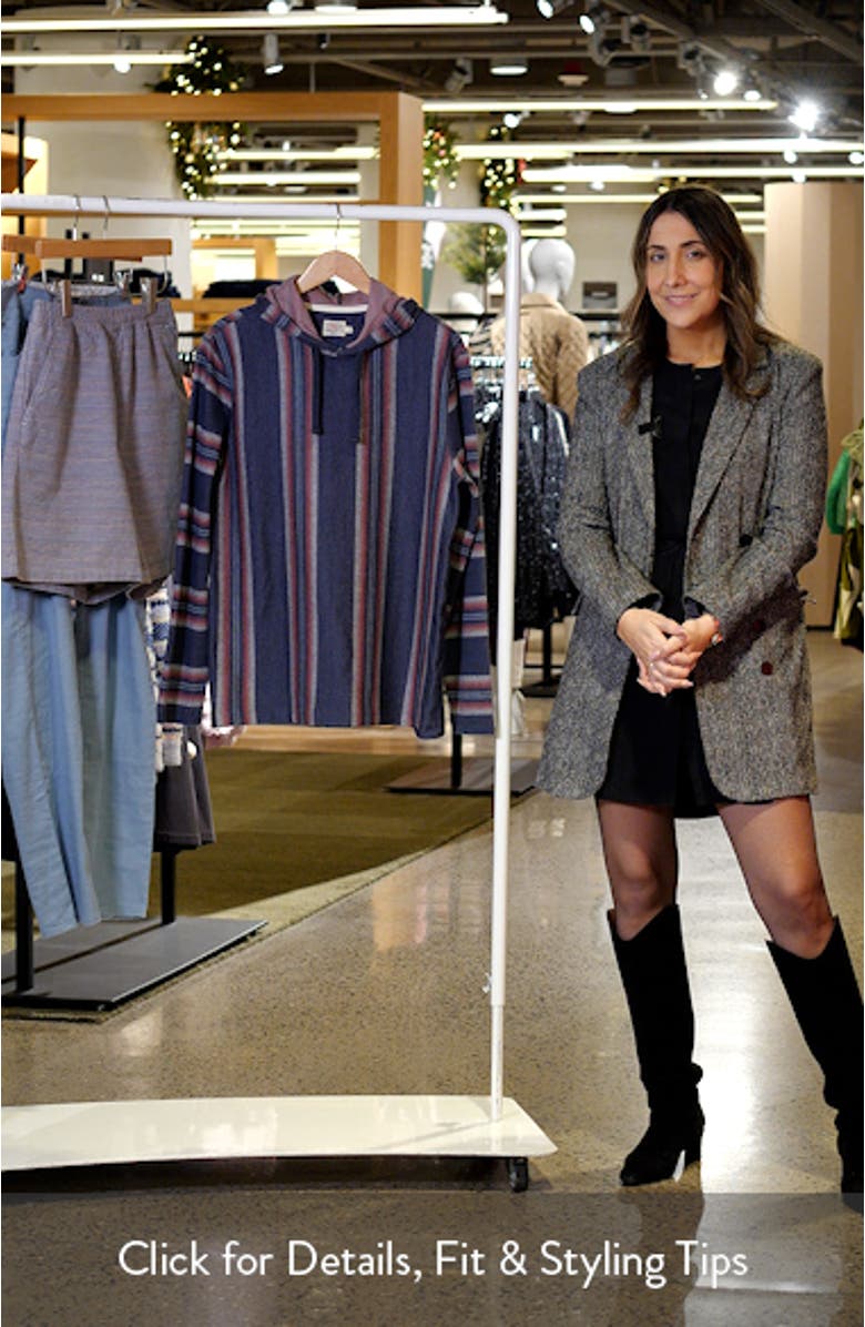 Legend Stripe Organic Cotton Blend Hoodie, sales video thumbnail