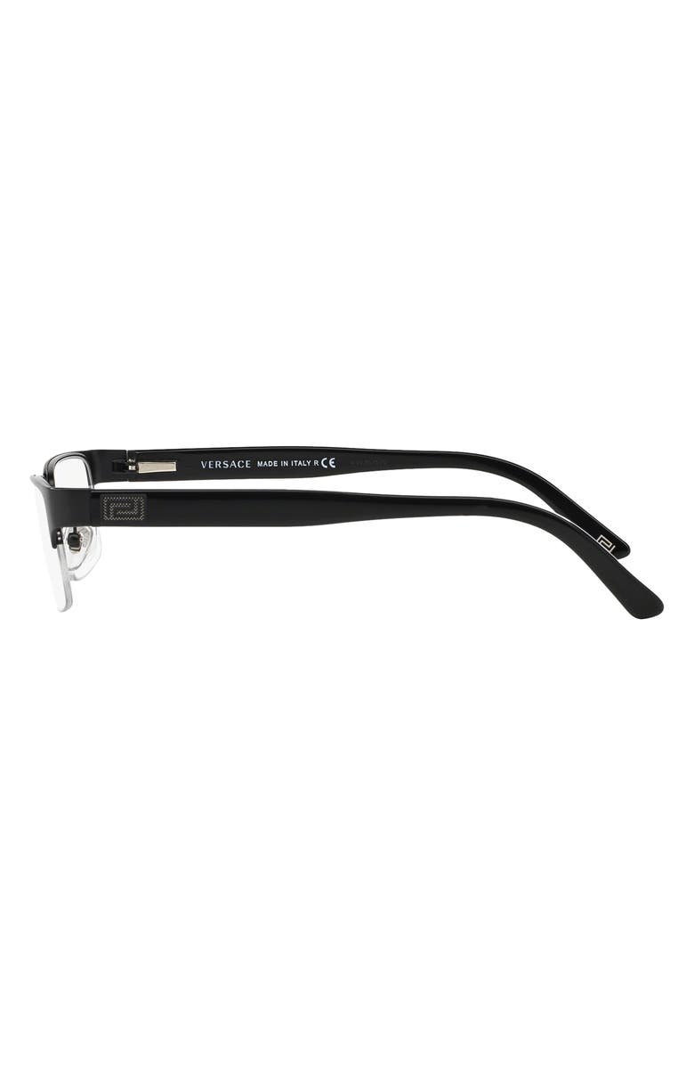 Versace 53mm Rectangle Optical Glasses, Alternate, color,