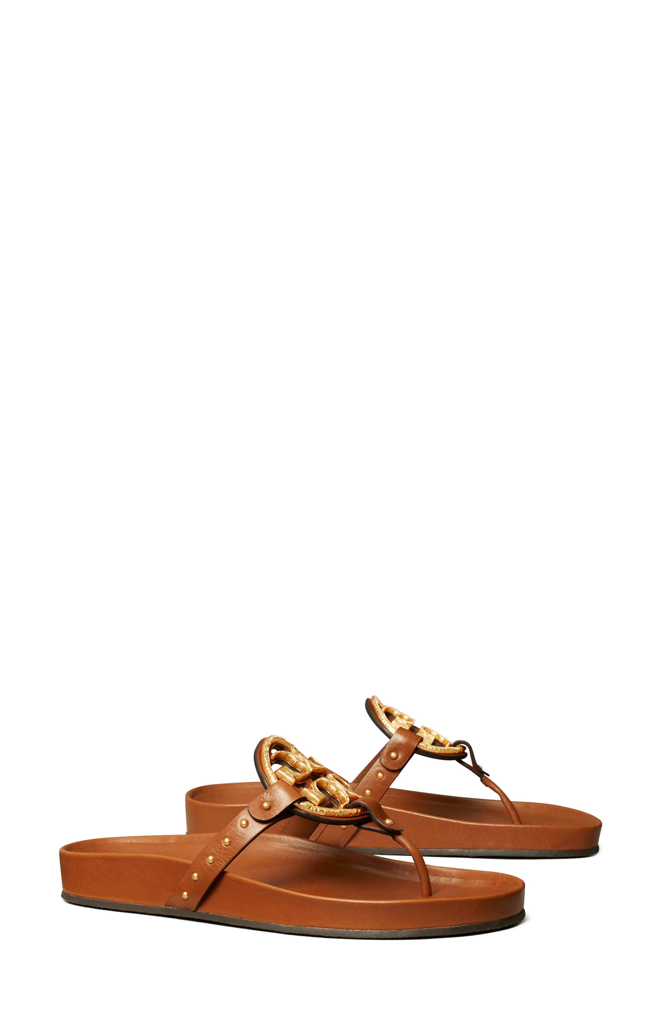 Tory Burch Miller Vintage Plaque Cloud Sandal, Main, color, 