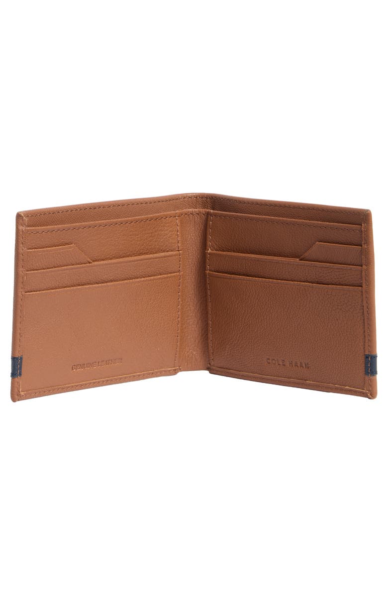 Cole Haan Veronique Bifold Wallet, Alternate, color, Tan/ Navy