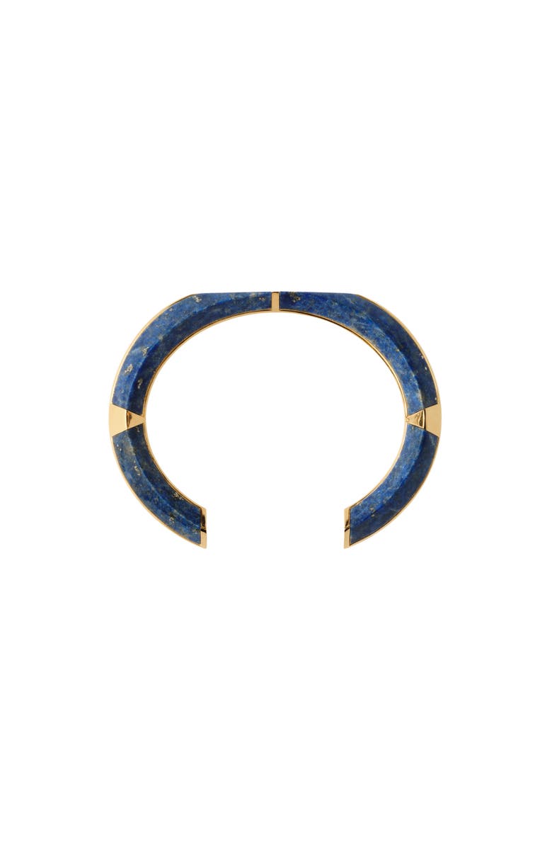 Burberry Lapis Hollow Cuff, Alternate, color, Gold/Blue
