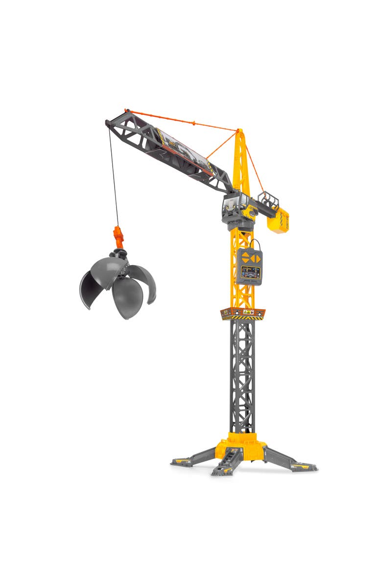 Dickie Toys HK Ltd 40" Giant Crane Remote Control Playset, Main, color, Multicolored