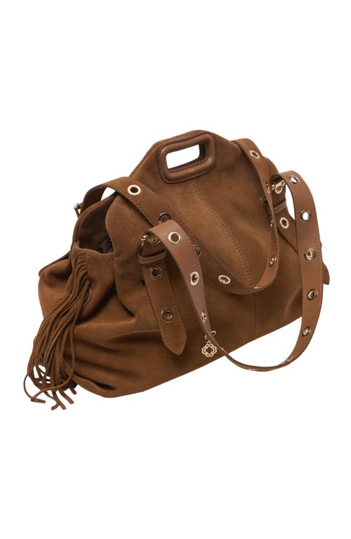 Maje Suede Miss M Xl Bag