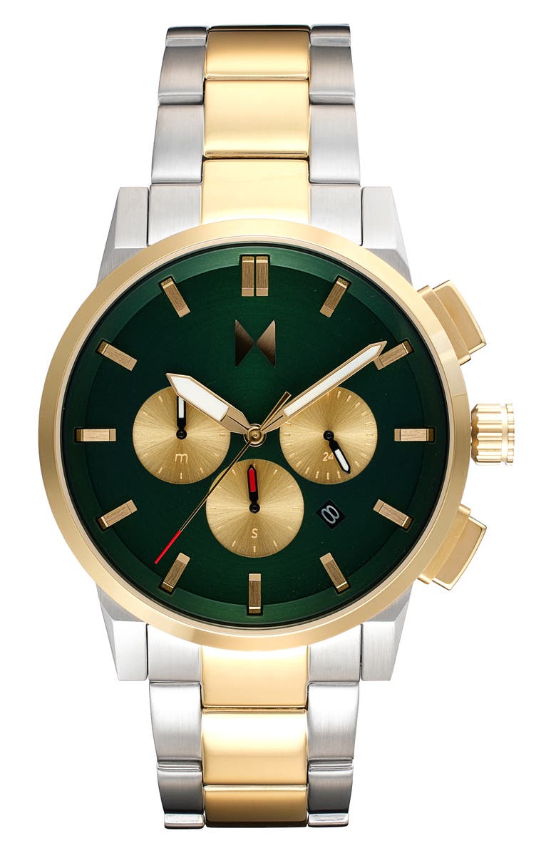MVMT Chrono II Chronograph Bracelet Watch, 44mm, Main, color, 