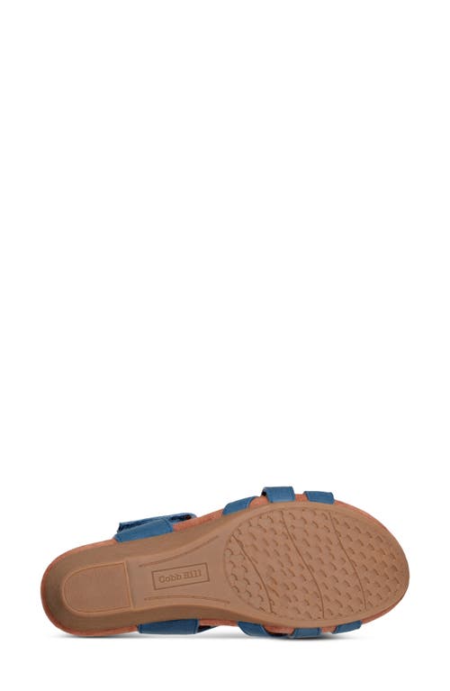 Rockport Cobb Hill Helin Strappy Sandal In Medium Blue