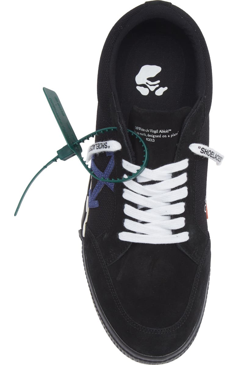 Off-White <p>Low Vulcanized Sneaker (Men)</p>, Alternate, color, Black Navy Blue