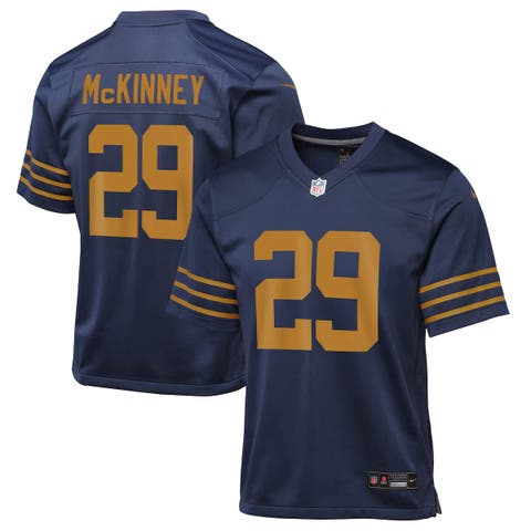 Youth Nike Xavier McKinney Navy Green Bay Packers The 1923 Classic Game Jersey