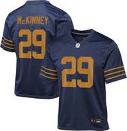 Nike Youth Nike Xavier McKinney Navy Green Bay Packers The 1923 Classic Game Jersey