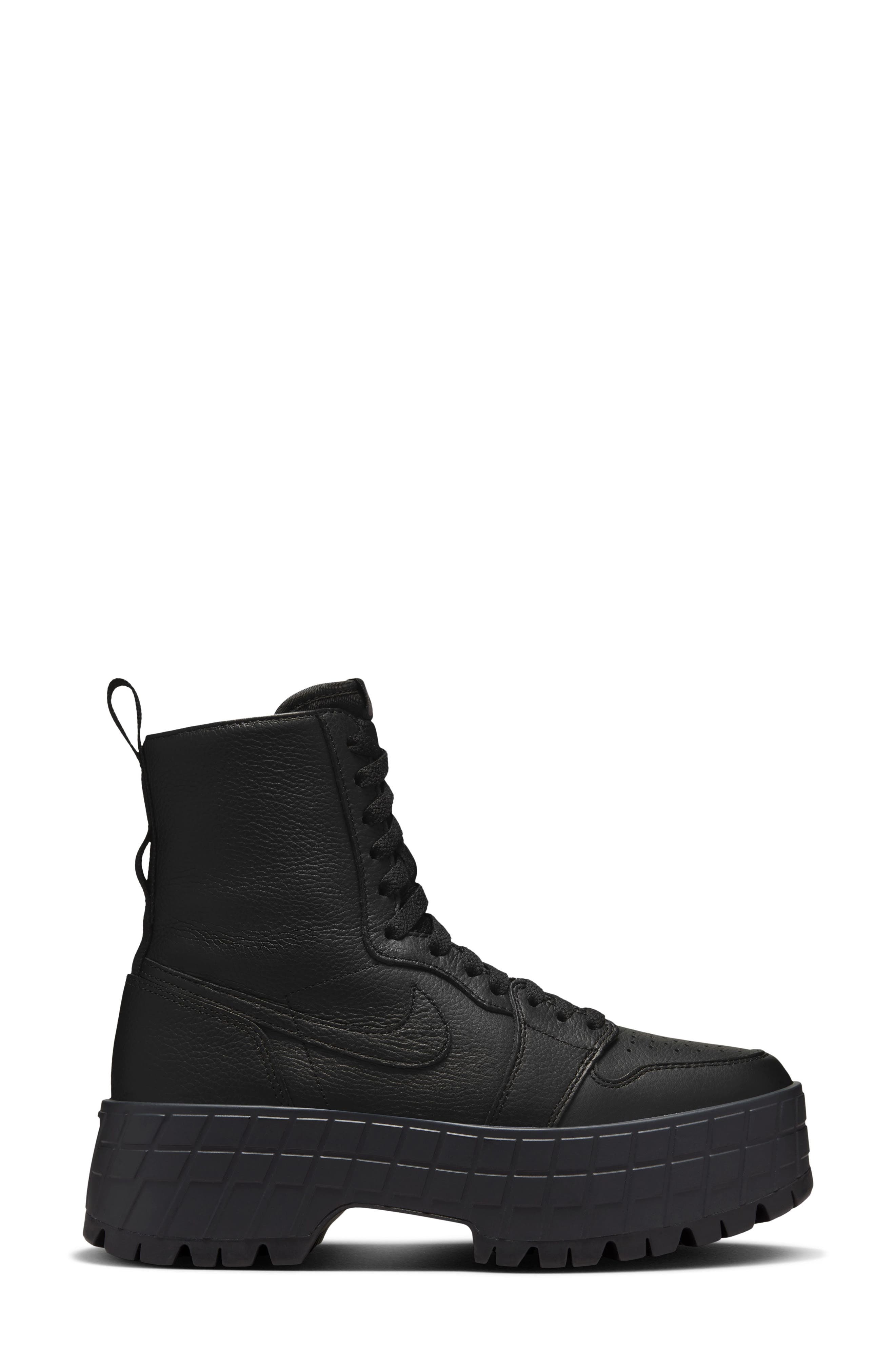 Jordan Air Jordan 1 Brooklyn Platform Sneaker, Alternate, color, 001 Black/Fltpwt