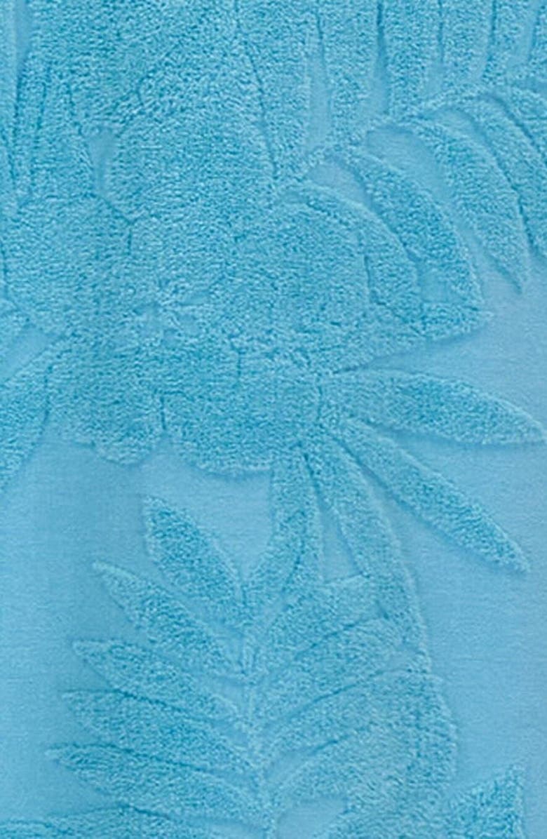 Lords of Harlech Farm Floral Towel Polo Shirt, Alternate, color, Teal