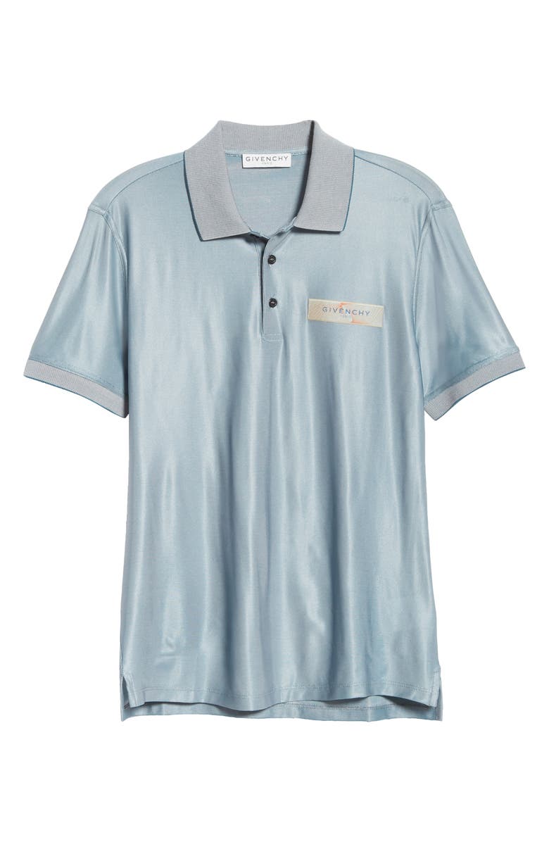 Givenchy Slim Fit Stretch Short Sleeve Polo, Alternate, color, 