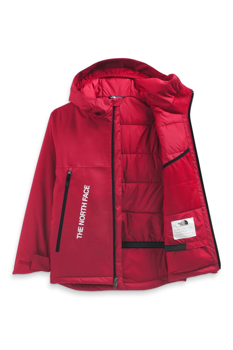 Kids' Freedom Insulated Waterproof Hooded Jacket, Main, color, RED