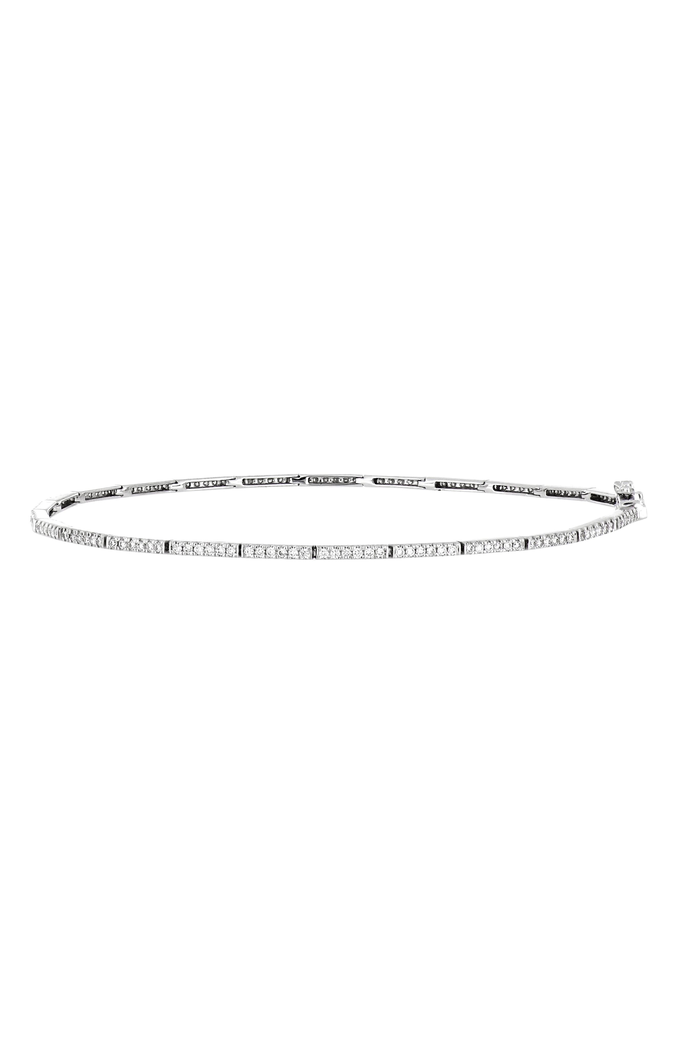 Bony Levy 18K White Gold & Diamond Line Bracelet (Nordstrom Exclusive ...