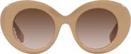 Burberry 49mm Round Sunglasses