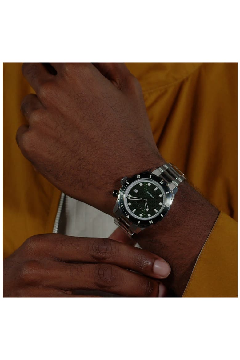 Bossmatic Bracelet Watch, 42mm, Alternate, color, GREEN DIAL