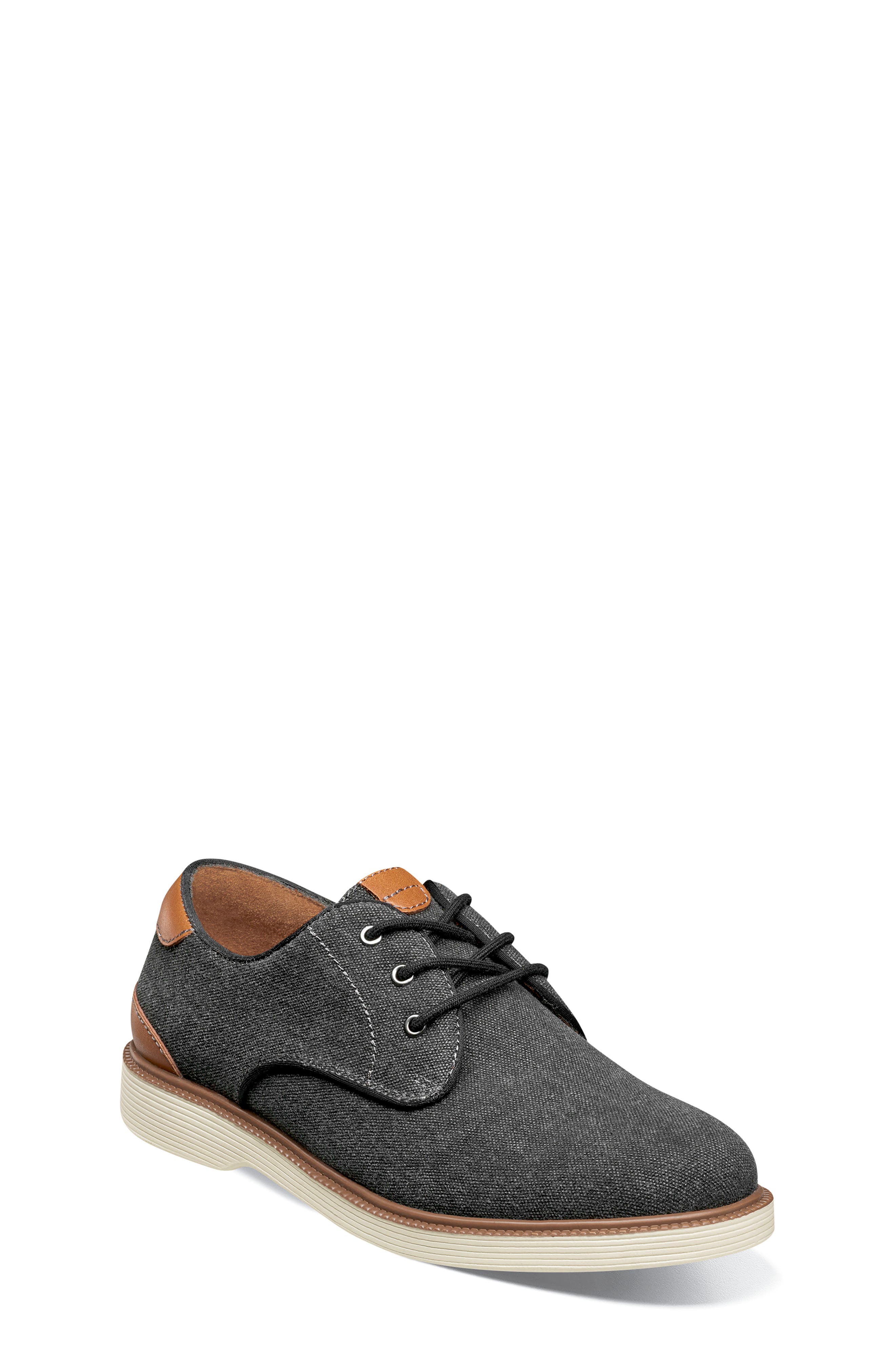 Florsheim Kids' Highland Plain Toe Oxford, Main, color, Black