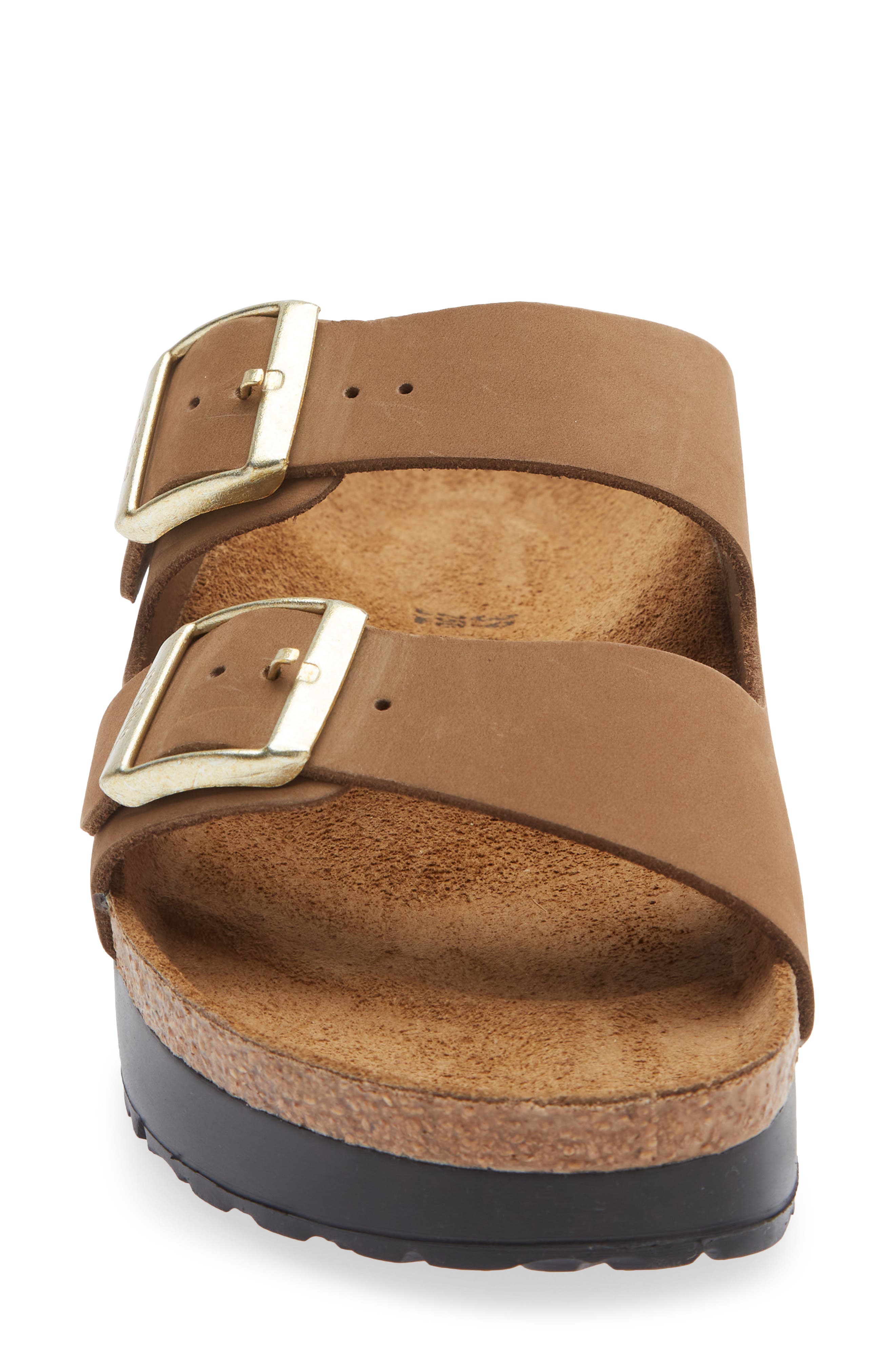 Papillio by Birkenstock Arizona Flex Platform Sandal, Alternate, color, DARK TEA BROWN