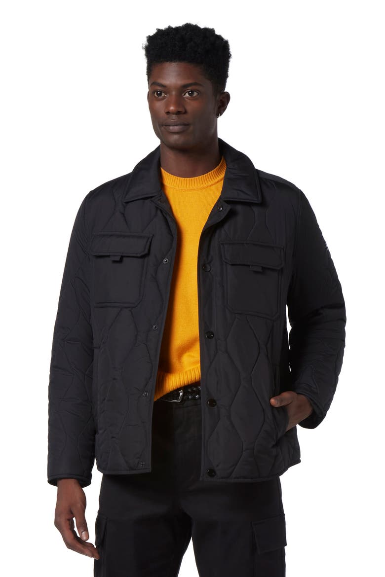 Niles Quilted Jacket, Alternate, color, BLACK
