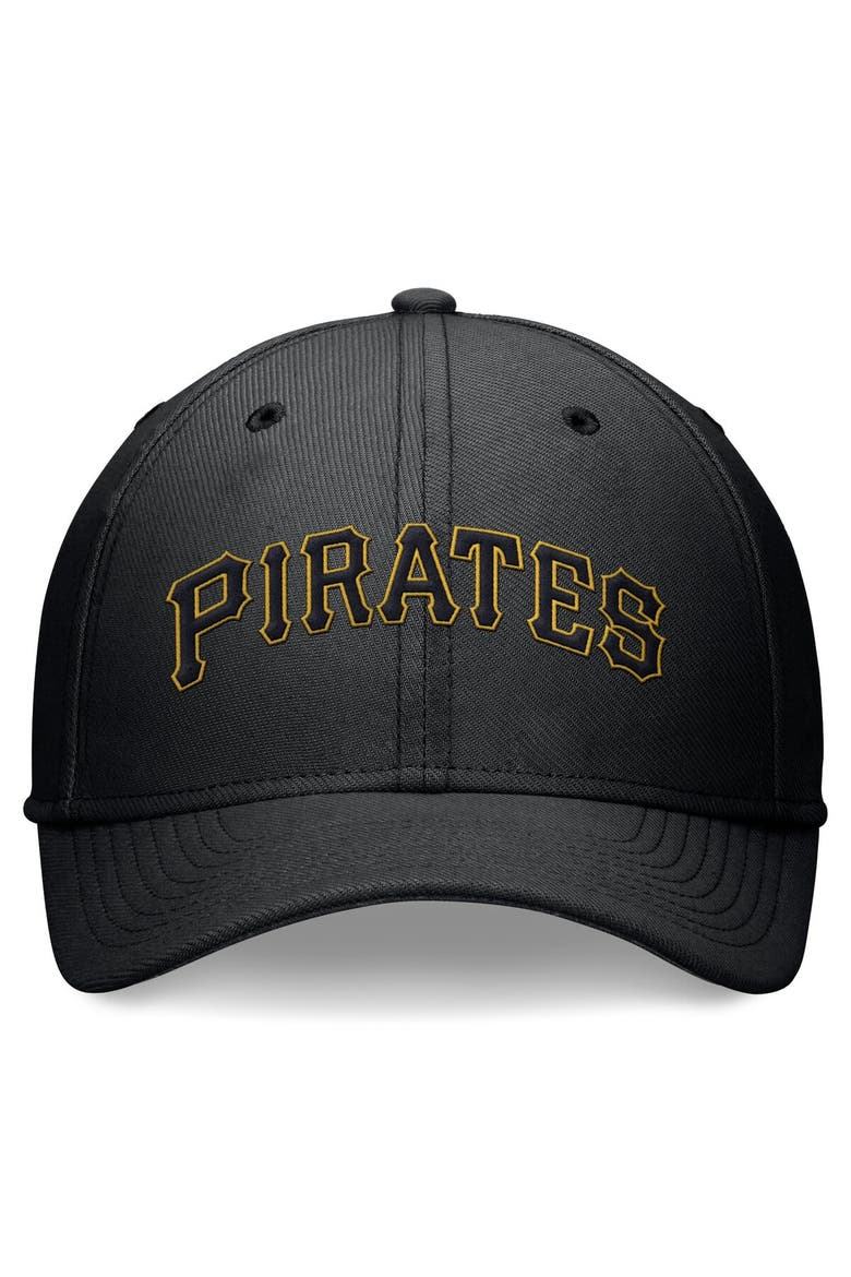Men's Nike Black Pittsburgh Pirates Evergreen Performance Flex Hat, Alternate, color, Black
