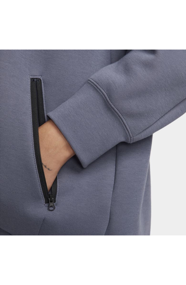 Nike Sportswear Tech Fleece Zip Hoodie, Alternate, color, Light Carbon/ Black