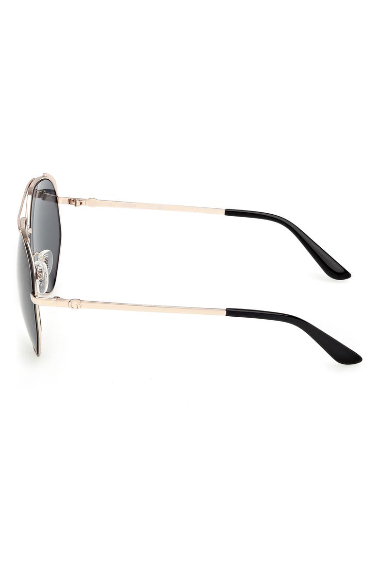 GUESS Pilot Sunglasses, Alternate, color, Matte Black / Smoke