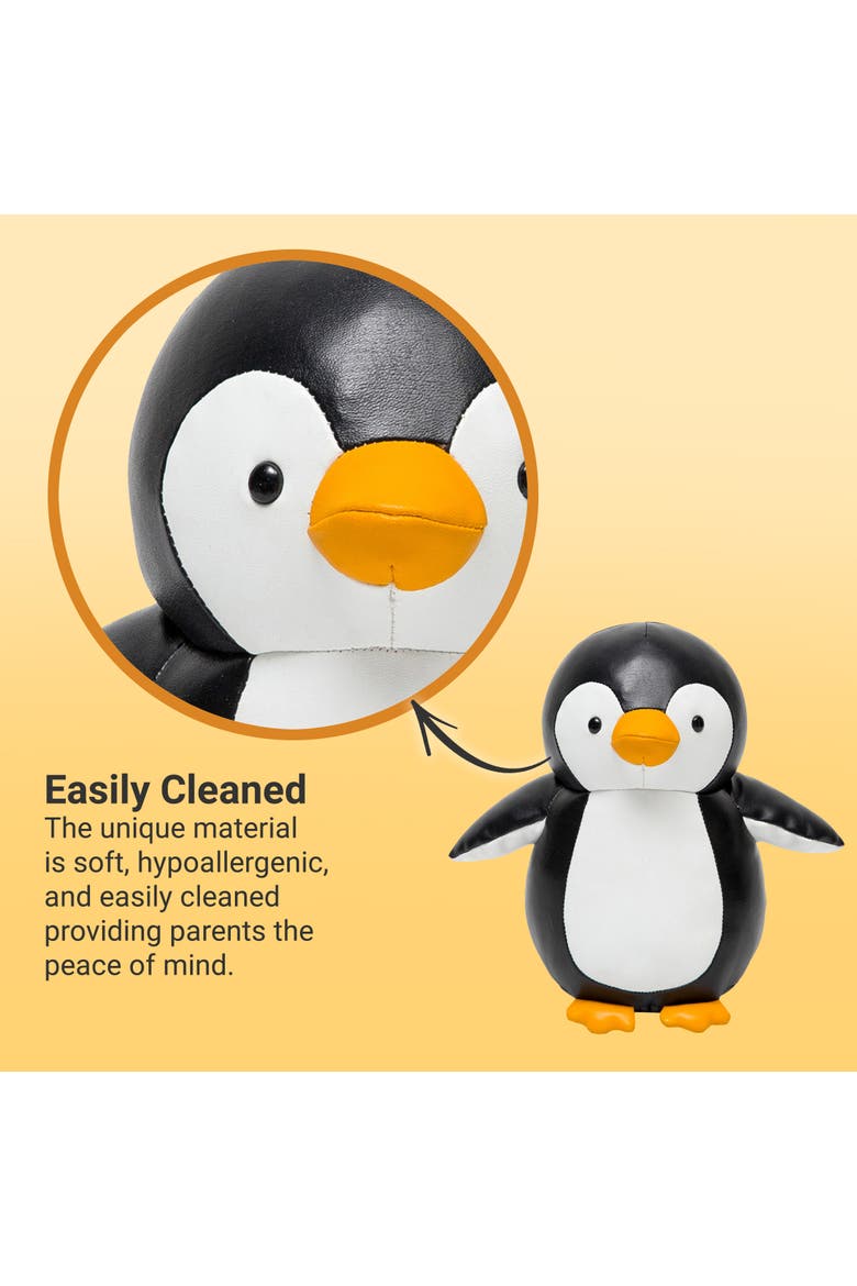 Musical Animals - Penguin, Plush Baby Music Box, Nursery Toy & Décor, Alternate, color, Black / White