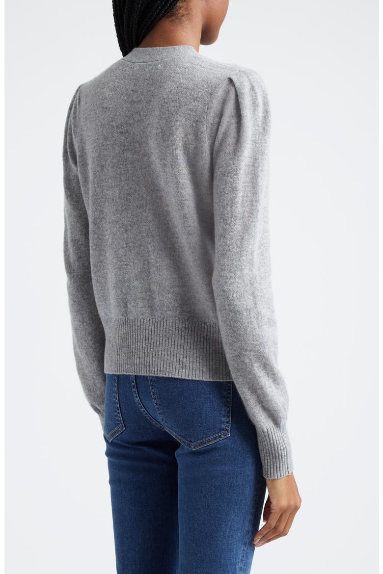 Solene Cashmere Cardigan, Alternate, color, HEATHER GREY