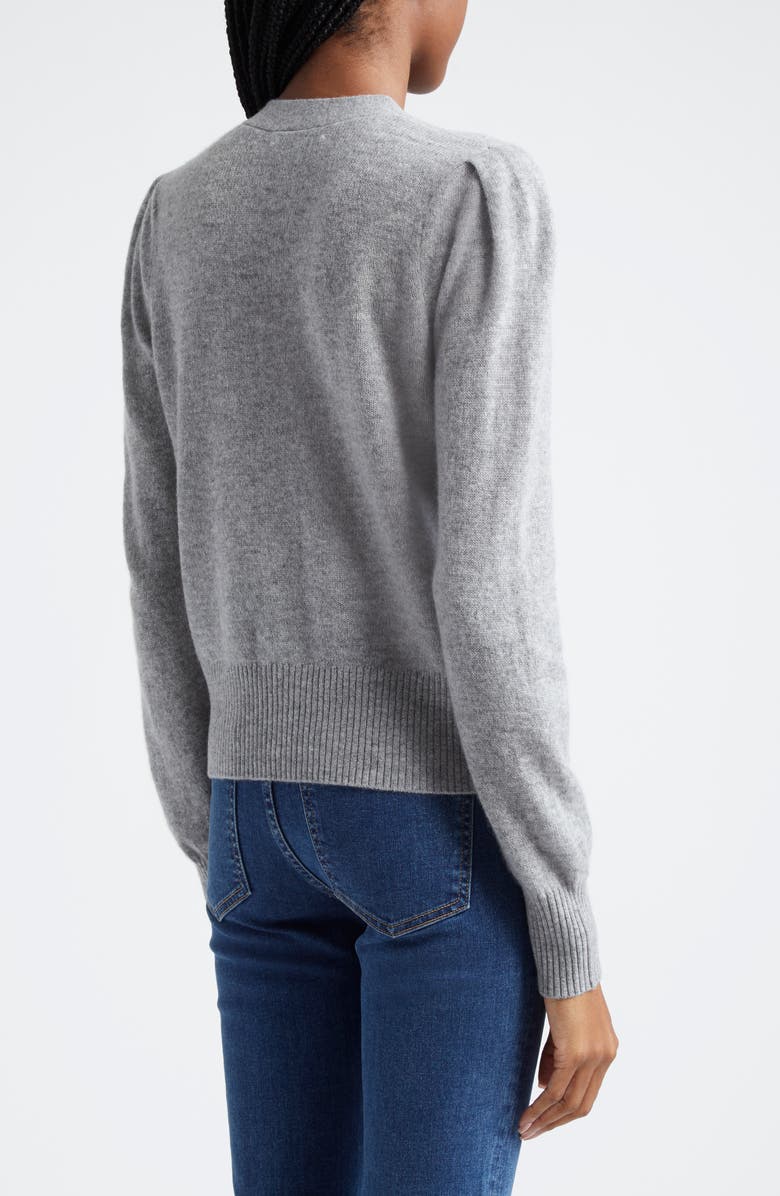 Veronica Beard Solene Cashmere Cardigan, Alternate, color, Heather Grey