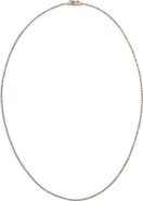 LANA 14K Gold Skinny Diamond Tennis Necklace