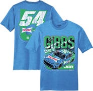 JOE GIBBS RACING TEAM COLLECTION Men's Joe Gibbs Racing Team Collection Heather Royal Ty Gibbs Sonic T-Shirt