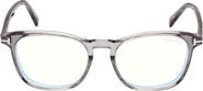 TOM FORD 52mm Square Optical Glasses
