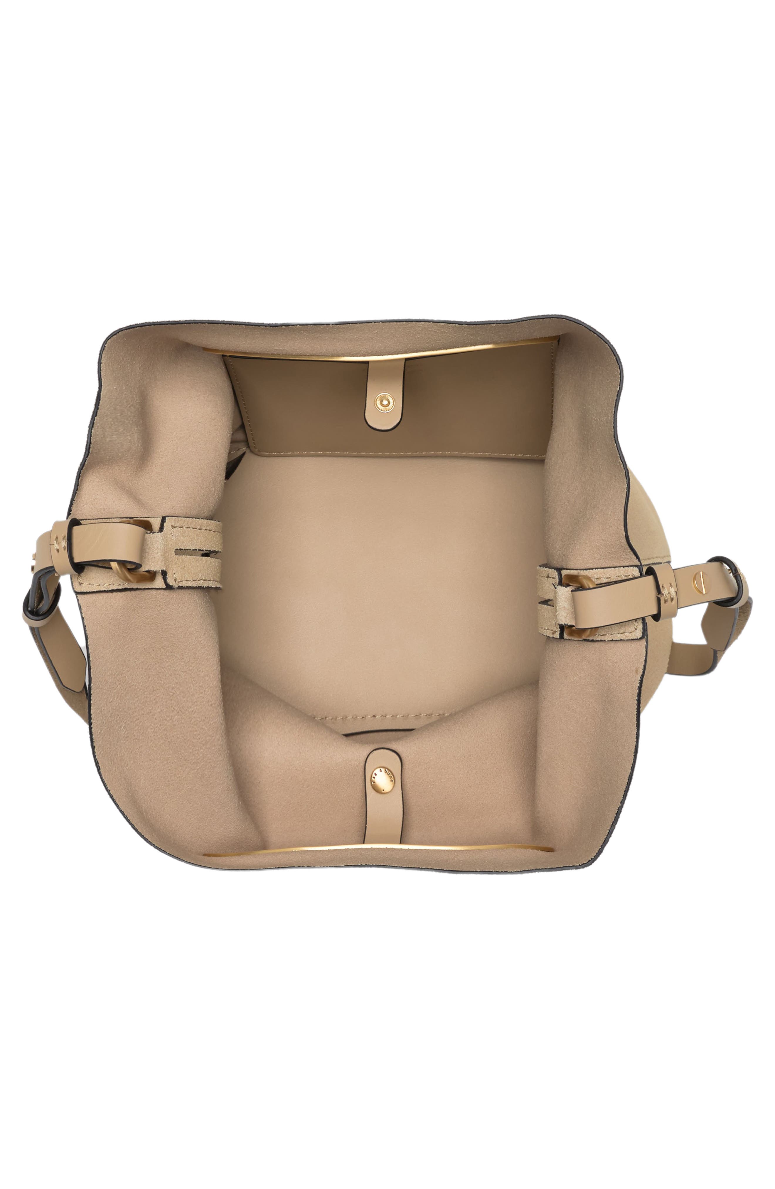 rag & bone Belize Leather Clutch, Alternate, color, 