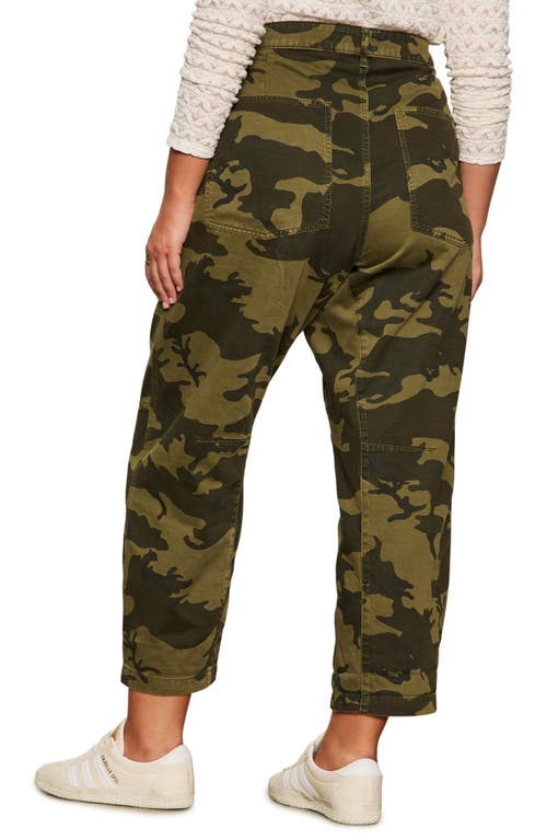 Sanctuary Boyfriend High Waist Ankle Utility Pants In Multi