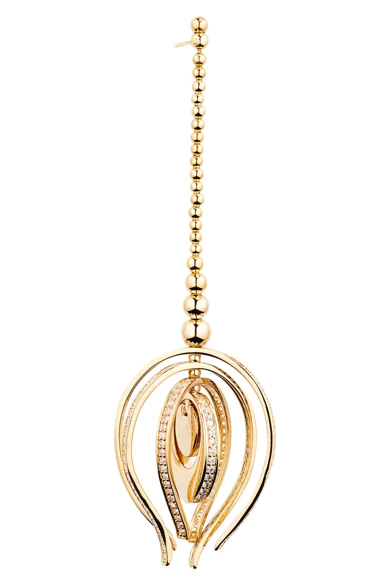 Muse Drop Earrings, Alternate, color, GOLD
