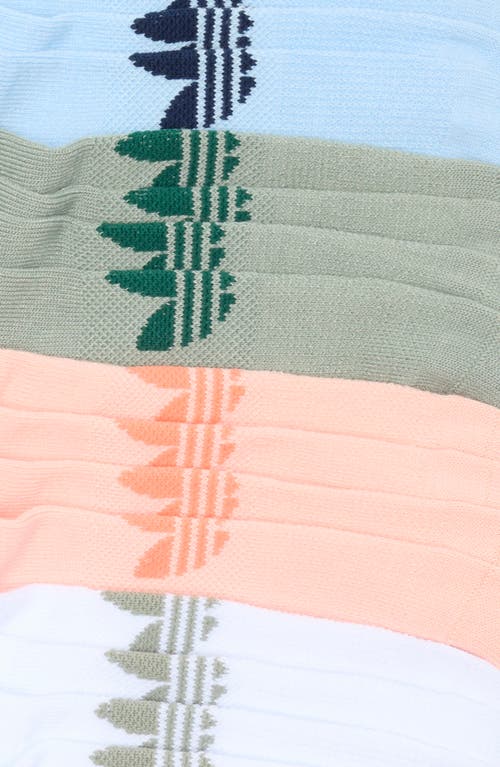 ADIDAS ORIGINALS ADIDAS ASSORTED 6-PACK SUPERLITE NO-SHOW SOCKS 