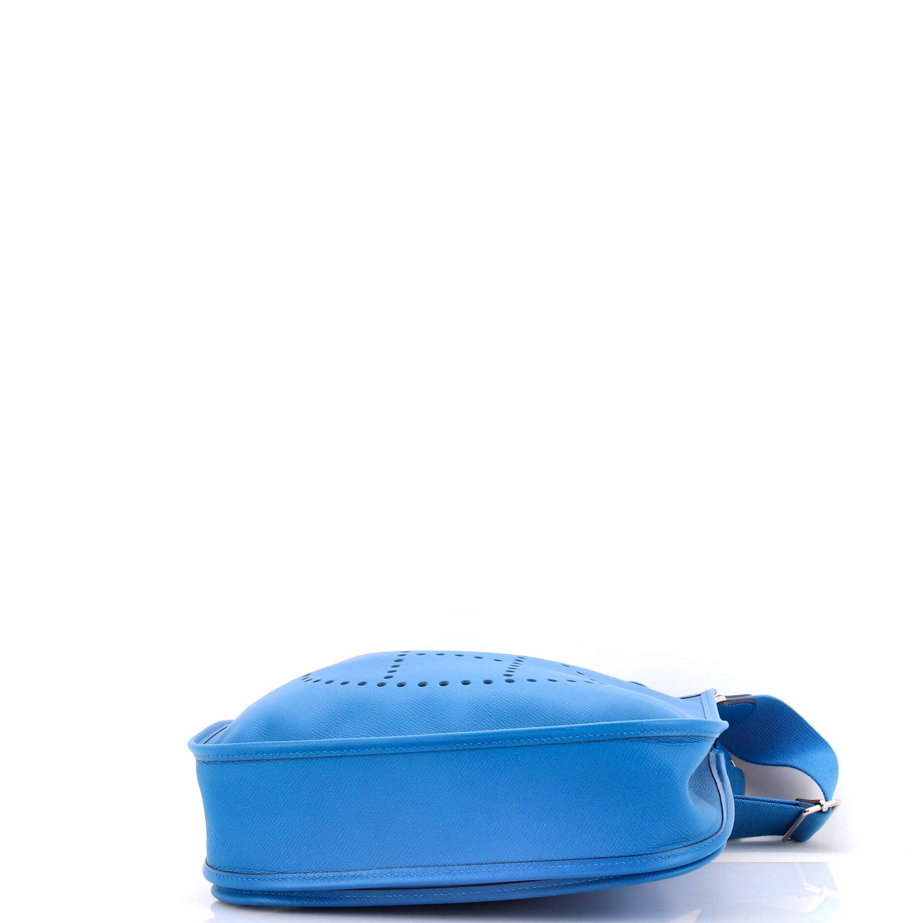 Pre-Owned Hermes Evelyne Bag Gen III Epsom PM, Alternate, color, Mykonos