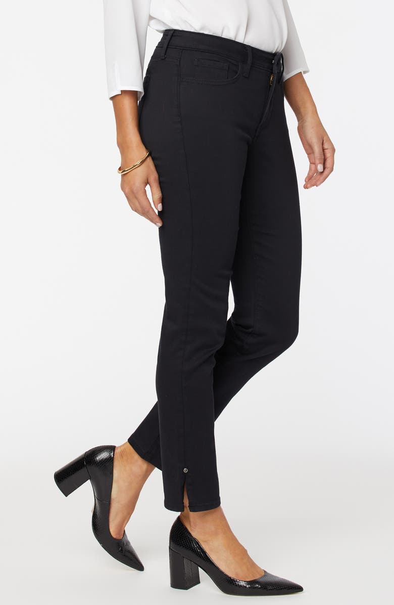 NYDJ Sheri Rivet Side Slit Slim Ankle Jeans, Alternate, color,