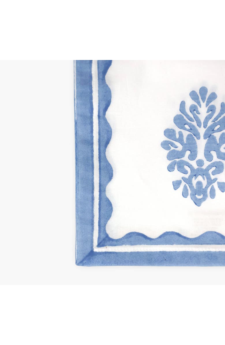 Banyan & Birch Nila - Pure Cotton Table Napkin Set of 2, Alternate, color, Pastel Blue