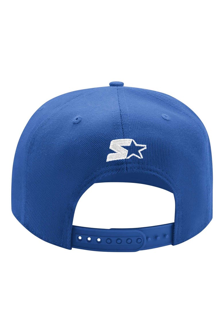 Men's Starter Red/Blue New York Rangers Logo Two-Tone Snapback Hat, Alternate, color, Red