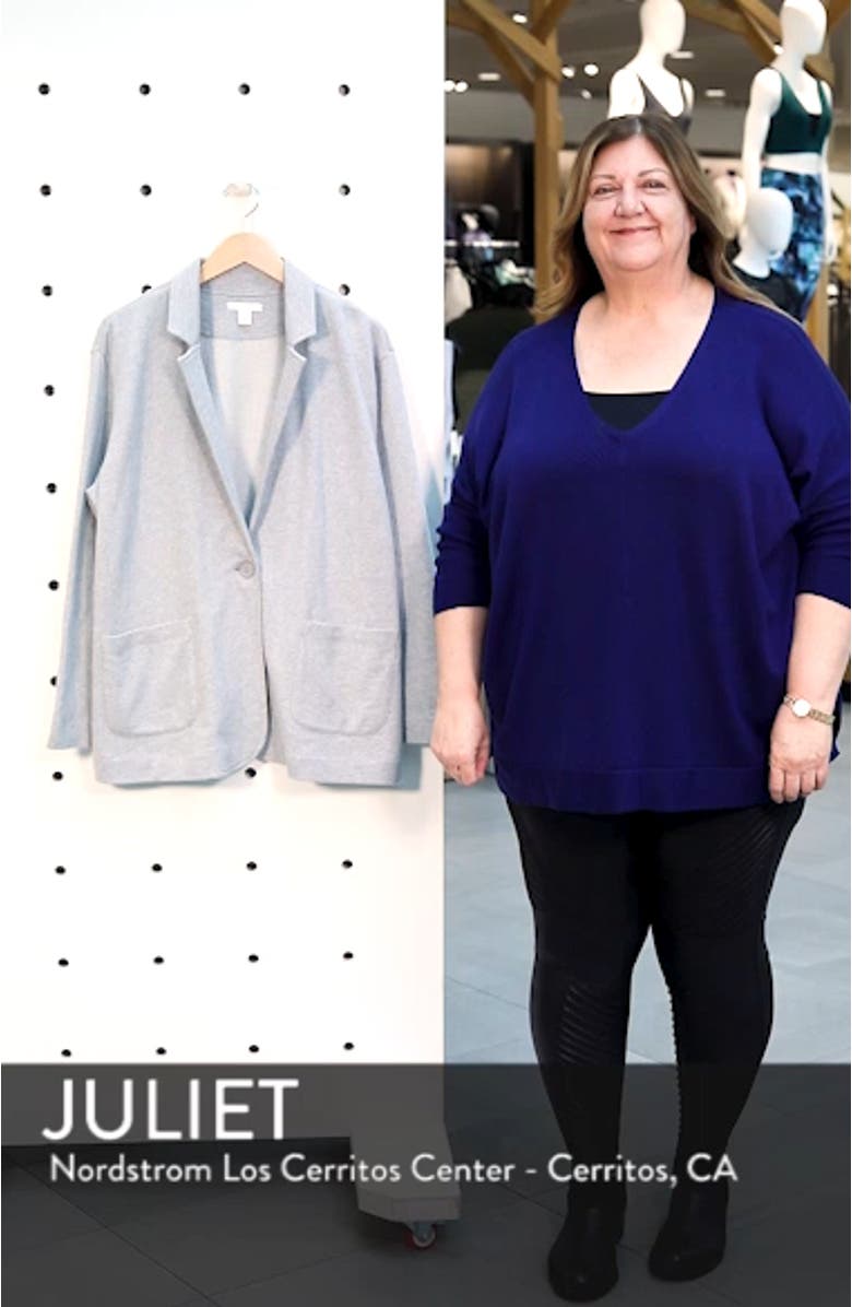 Double Pocket Knit Blazer, sales video thumbnail