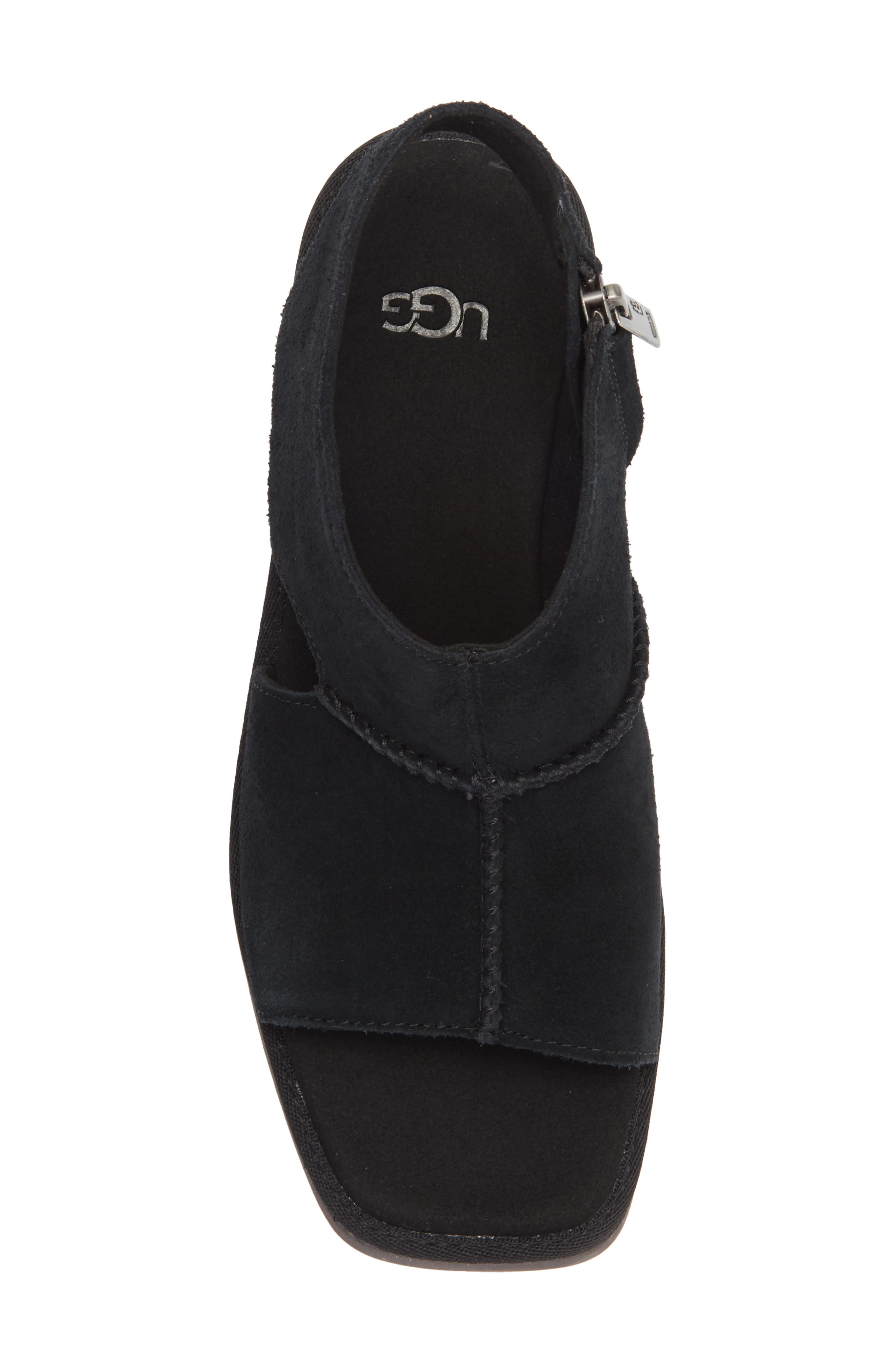 UGG<sup>®</sup> New Heights Platform Sandal, Alternate, color, Black