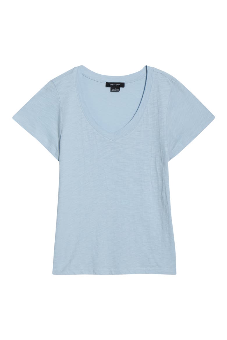 V-Neck T-Shirt, Main, color, BLUE AURA