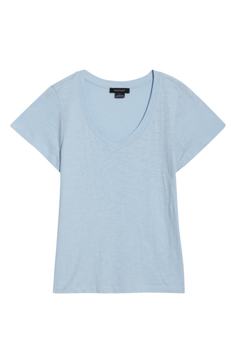 Sanctuary V-Neck T-Shirt, Main, color, Blue Aura