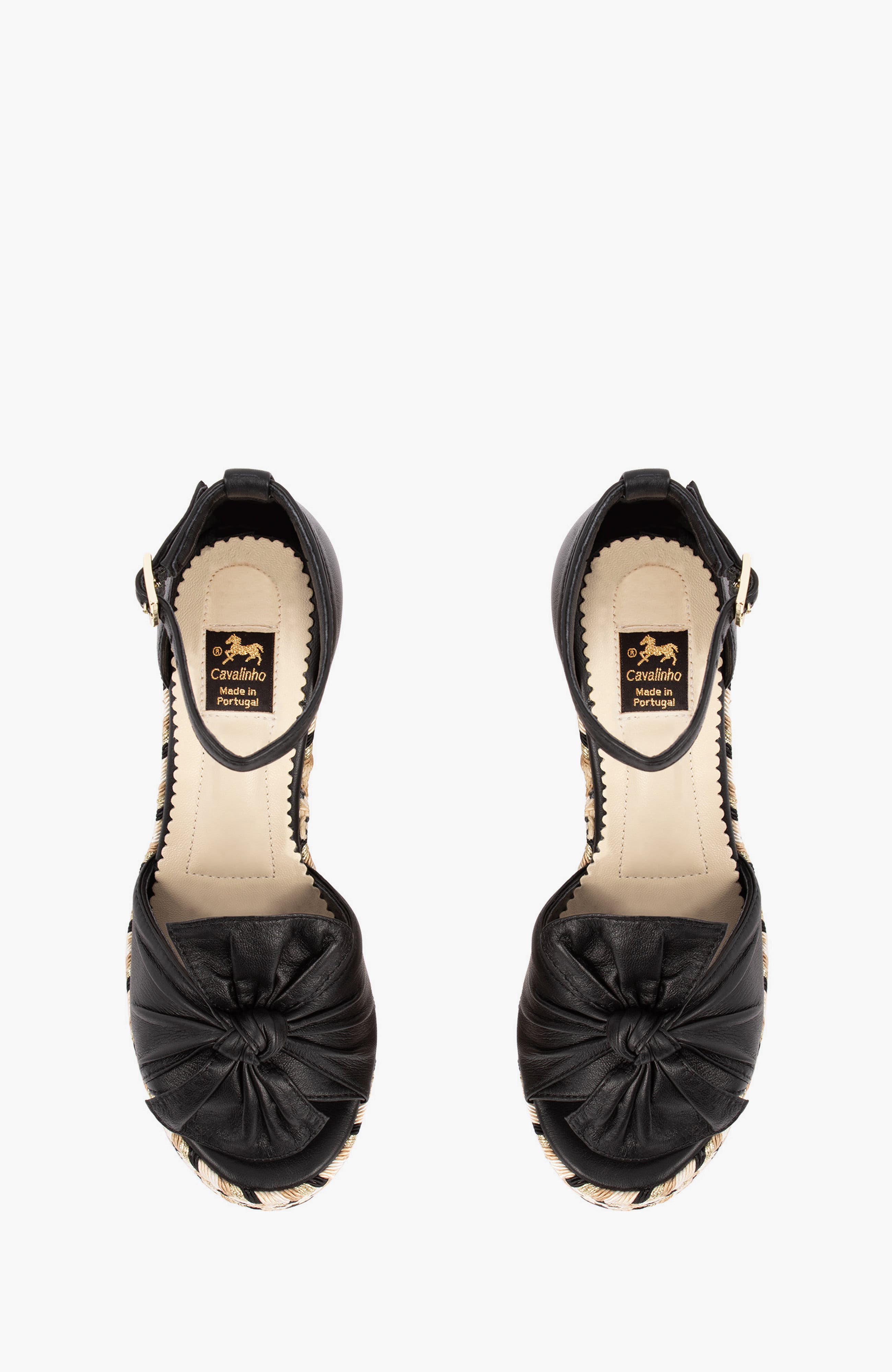 Golden Breeze Wedge Sandals, Alternate, color, Black