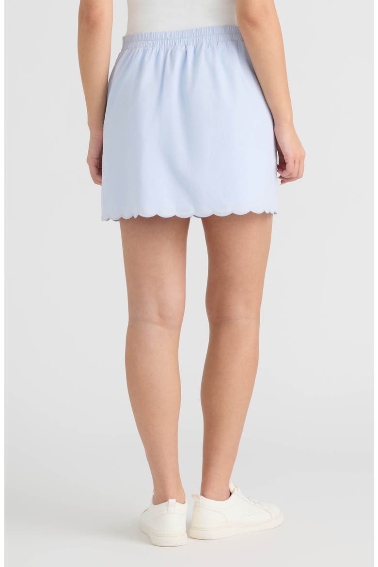 Cotton Eyelet Miniskirt, Alternate, color, CLOUD BLUE