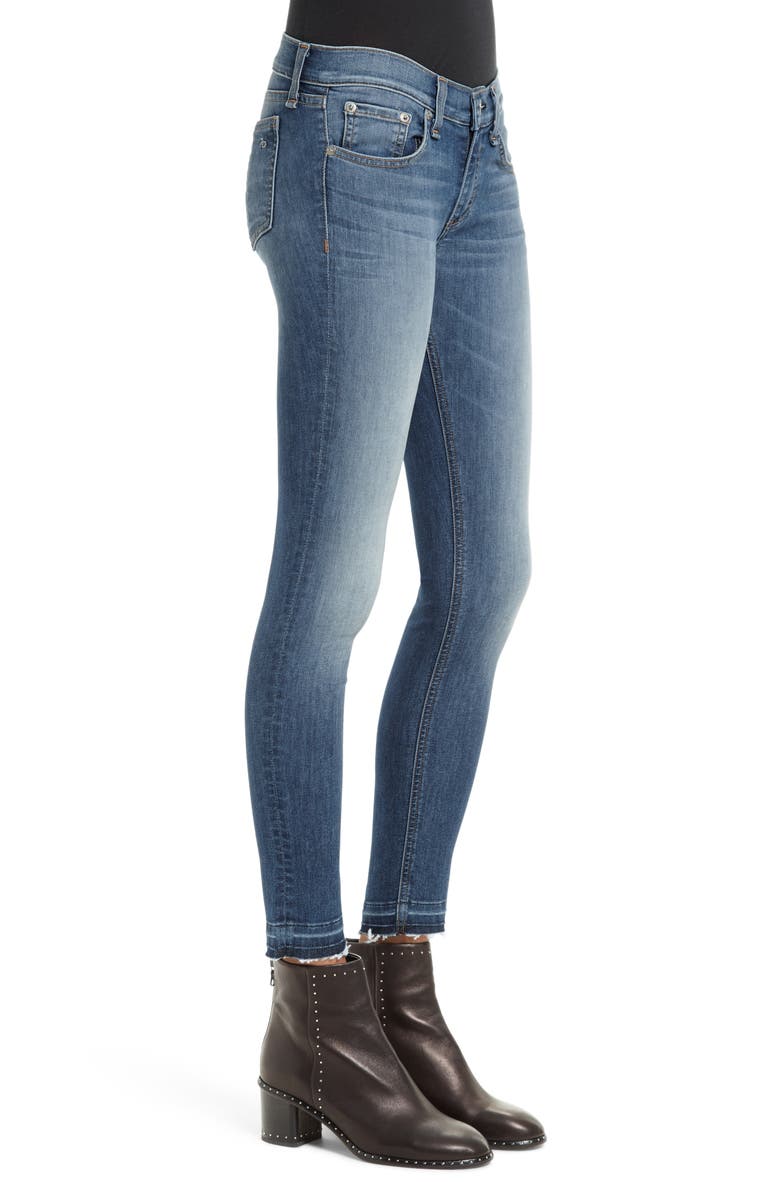 rag & bone/JEAN Capri Skinny Jeans, Alternate, color, 